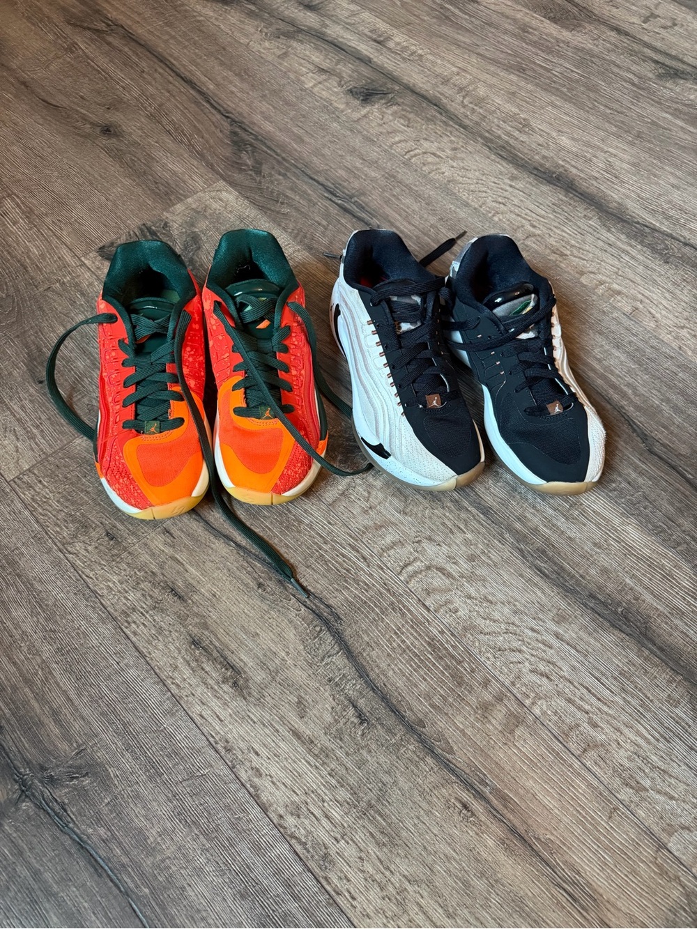 2 pairs of Nike Jordan Luka 4 shoes